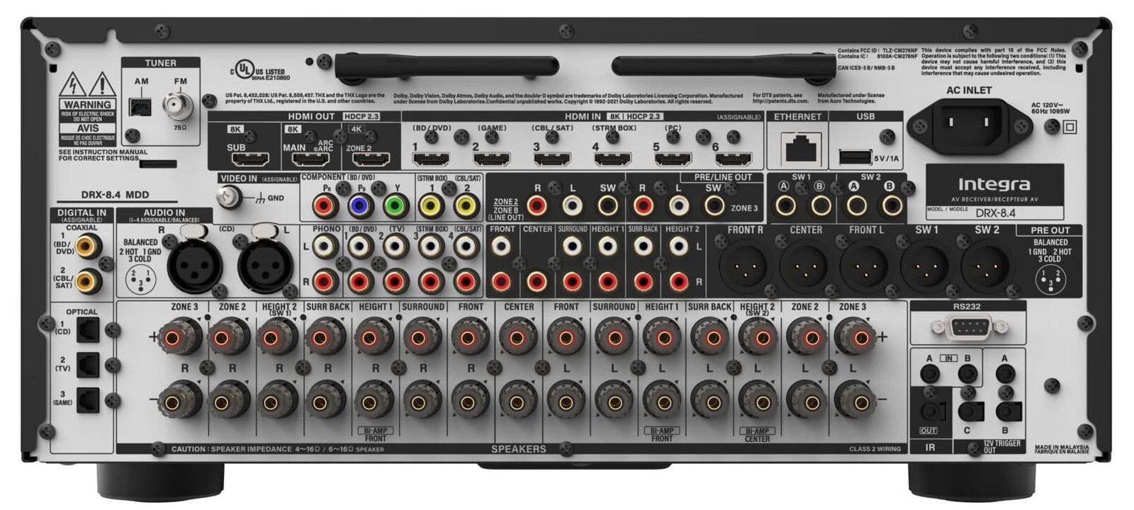 Ресивър за домашно кино Integra DRX-8.4 3 Ресивър за домашно кино Integra DRX-8.4 - Image 3