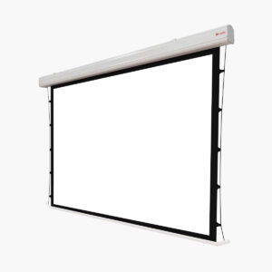 Screen Research On-Ceiling / On-Wall Screens моторизиран проекционен екран с маскиране и акустично прозрачна повърхност