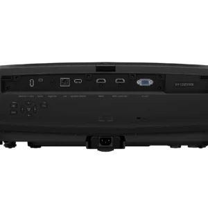 Заден панел на Epson EH-LS12000B с HDMI 2.1 входове