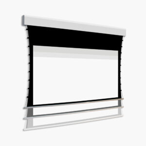 Screen Research On-Ceiling / On-Wall Screens моторизиран проекционен екран с маскиране и акустично прозрачна повърхност