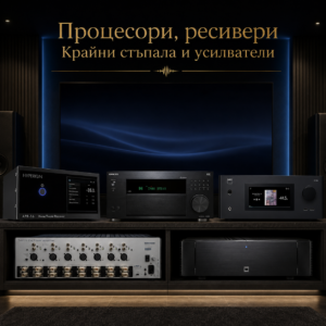 Процесори, ресивери, крайни стъпала и усилватели