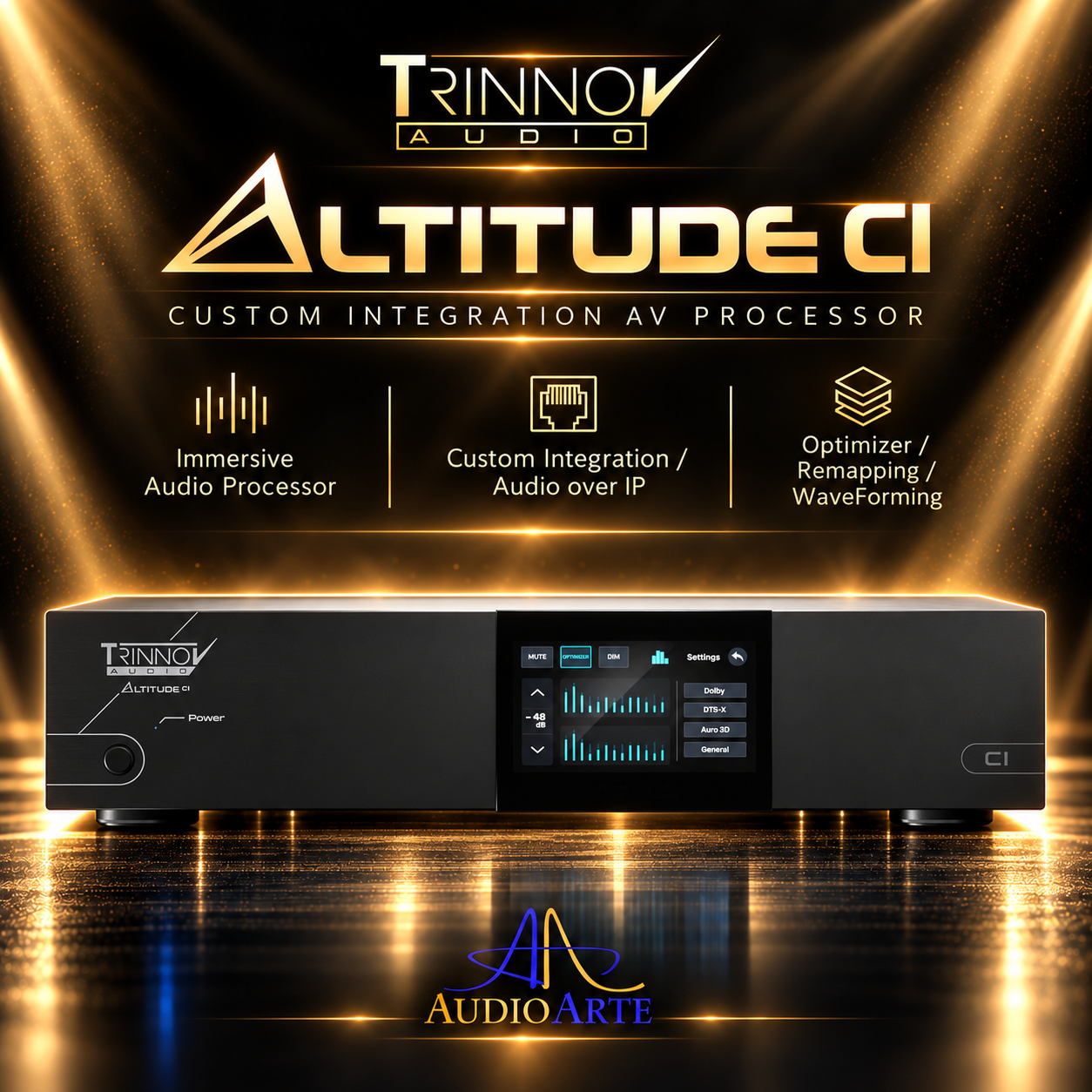 Trinnov AltitudeCI – AV процесор с Dante и AES67