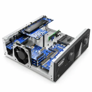 Trinnov Altitude16 с отворен корпус – вътрешни компоненти